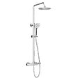 AICA SANITAIRE - Colonne de douche thermostatique-Chrome-Laiton&Inox - vignette