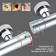 AICA SANITAIRE - Colonne de douche thermostatique-Chrome-Laiton&Inox - vignette