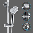 AICA SANITAIRE - Colonne de douche thermostatique-Chrome-Laiton&Inox - vignette