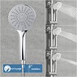 AICA SANITAIRE - Colonne de douche thermostatique-Chrome-Laiton&Inox - vignette