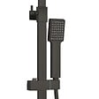 AICA SANITAIRE - Colonne de douche thermostatique noir-Chrome-Laiton&Inox - vignette