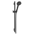 HANSGROHE - Hansgrohe ShowerTablet Select Set Mitigeur Thermostatique douche/bain + douche avec douchette à main 2 jets + Barre Unica 65 cm, Noir mat - vignette