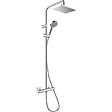 HANSGROHE - Hansgrohe Vernis Shape Colonne de douche 230 1jet Green 5,7 l/min avec mitigeur thermostatique, Chrome (26319000) - vignette