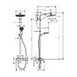 HANSGROHE - Set de douche Showerpipe Crometta S 240 1jet, mitigeur mécanique (27269000) - vignette