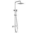 AICA SANITAIRE - Colonne de douche thermostatique-Chrome-Laiton&Inox - vignette