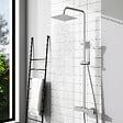 AICA SANITAIRE - Colonne de douche thermostatique-Chrome-Laiton&Inox - vignette