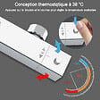 AICA SANITAIRE - Colonne de douche thermostatique-Chrome-Laiton&Inox - vignette