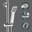 AICA SANITAIRE - Colonne de douche thermostatique-Chrome-Laiton&Inox - vignette