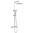 AICA SANITAIRE - Colonne de douche thermostatique-Chrome-Laiton&Inox - vignette