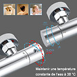 AICA SANITAIRE - Colonne de douche thermostatique-Chrome-Laiton&Inox - vignette