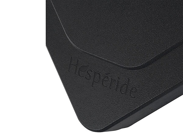 HESPERIDE - Dalle en béton noir pour pied de parasol 25 kg - 46 x 46 cm - Hespéride - large