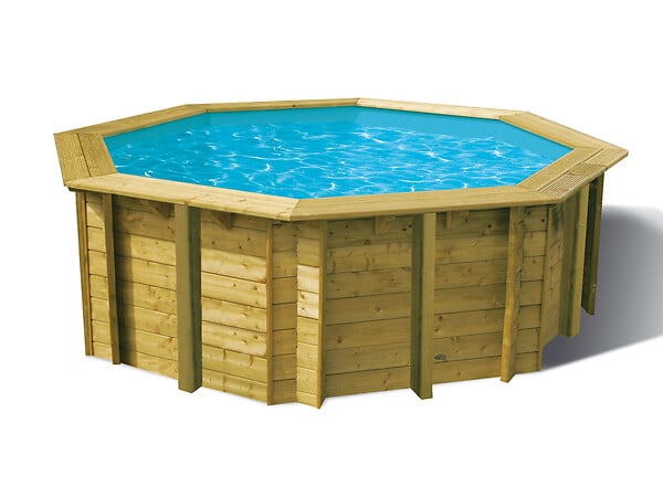 UBBINK - Piscine bois Sunwater 3,60 x 1,20 m liner bleu - Ubbink - large