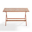 OVIALA - Table de terrasse pliante en bois d'eucalyptus - Sete - vignette