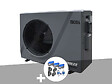 POOLEX - Pompe à chaleur 20,10 kW Poolex Silverline FI 200 + Kit by-pass Ø 50 mm - vignette