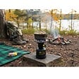 PROWELTEK - Réchaud à gaz Coque Acier + 8 cartouches 190g Allumage Auto & Sécurisé - Réchaud Camping Vanlife Flamme réglable Black COOK - vignette