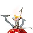 KEMPER - Réchaud gaz portable 4.5 kW + 2 cartouches gaz 230gr - Brûleur randonnée anti-vent Pliable Léger Camping Haute montagne KEMPER - vignette