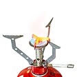 KEMPER - Réchaud gaz portable 4.5 kW + 4 cartouches gaz 230gr - Brûleur randonnée anti-vent Pliable Léger Camping Haute montagne KEMPER - vignette