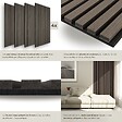 TECTAKE - Panneaux acoustiques SONIC WALL aspect bois Chêne gris - vignette