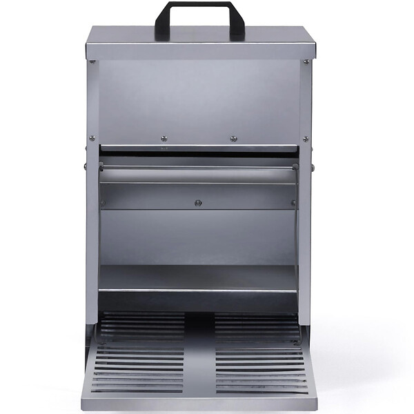 ID MARKET - Mangeoire à pédale pour poules distributeur automatique 5 kg anti-nuisibles - large