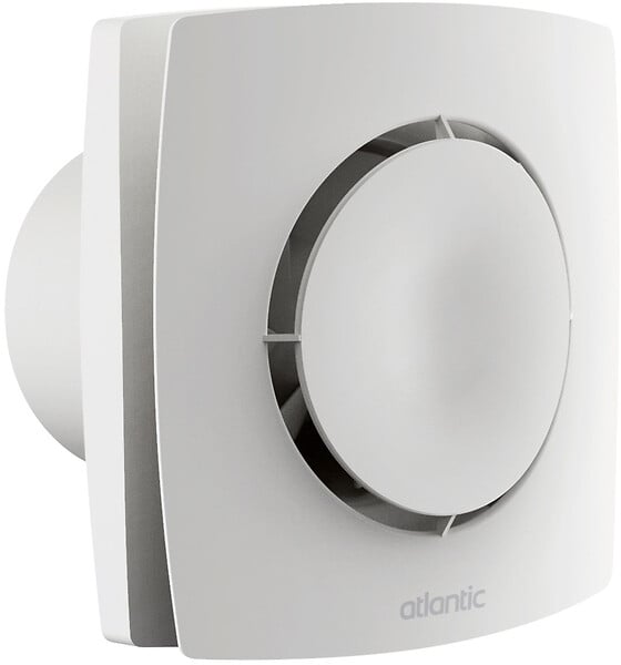 ATLANTIC - Extracteur Ponctuel Manuel Curv Flash 100i - Wc Et Salle De Bain - 90m³/h - 28 Db(a) - Blanc - large