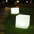 LUMISKY - Cube lumineux solaire multicolore CASY H30cm - vignette