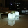 LUMISKY - Cube lumineux solaire multicolore CASY H30cm - vignette