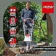 IKRA - Motobineuse électrique 1500W Largeur de travail 17-45cm 6 fraises - Profondeur de travail 23cm - Préparation sol jardin IKRA - vignette