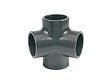 FITT - Té 4 voies PVC pression 90° Ø 50 mm - Fitt - vignette
