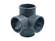 FITT - Té 4 voies PVC pression 90° Ø 50 mm - Fitt - vignette