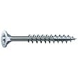 SPAX - Vis à bois aggloméré tête fraisée empreinte Torx acier zingué blanc partiellement filetées Wirox, Ø 6 mm, longueur 180 mm, boîte - vignette
