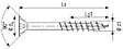 SPAX - Vis à bois aggloméré tête fraisée empreinte Torx acier zingué blanc partiellement filetées Wirox, Ø 6 mm, longueur 180 mm, boîte - vignette