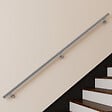 AICA SANITAIRE - Main courante inox 304 pour intérieur et extérieur - couleur argent- en 240cm-Fixation murale incluse - vignette