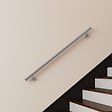 AICA SANITAIRE - Main courante inox 304 pour intérieur et extérieur - couleur agent- en 150cm- Fixation murale incluse - vignette