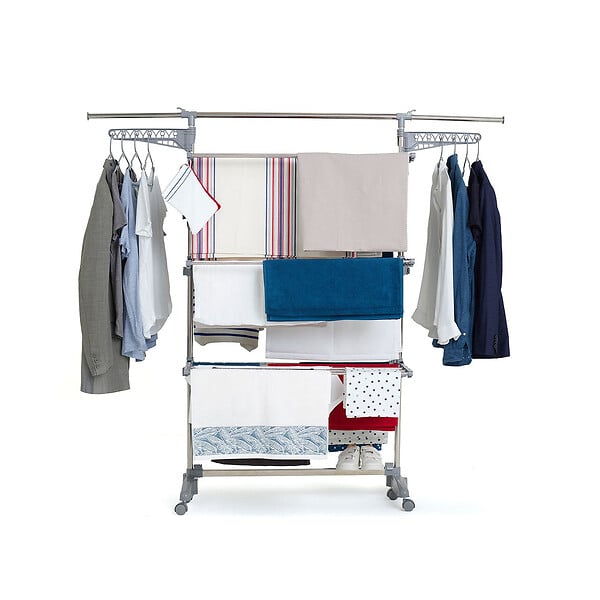 KITCHEN MOVE - Séchoir à linge avec accessoires EXTRA 22M 3 niveaux - large