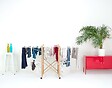 KITCHEN MOVE - Séchoir à linge avec roulettes USHUAIA blanc 28M - vignette