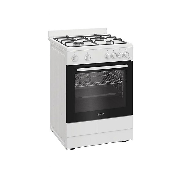 INDESIT - Cuisinière Gaz 72l 4 Feux Blanc - I6G5KCW - large