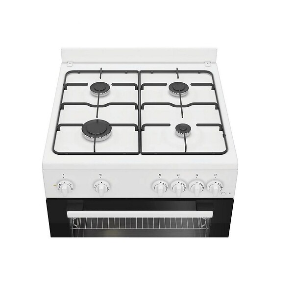 INDESIT - Cuisinière Gaz 72l 4 Feux Blanc - I6G5KCW - large