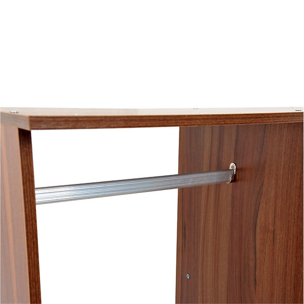 HOMCOM - Armoire penderie armoire de rangement mobile panneaux de particules coloris chêne moyen - large