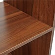HOMCOM - Armoire penderie armoire de rangement mobile panneaux de particules coloris chêne moyen - vignette