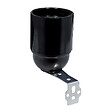 TIBELEC - Douille E27 lisse femelle 10 1 equerre fixation - vignette