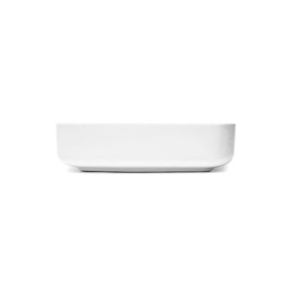 SWISS AQUA TECHNOLOGIES - Vasque à poser Infinitio 50 x 39 x 13 cm, sans trop-plein, Blanc brillant (SATINF5039) - large