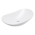 SWISS AQUA TECHNOLOGIES - Swiss Aqua Technologies Vasque à poser Infinitio 61,5 x 36 x 15,5 cm, sans trop-plein, blanc brillant (SATINF61536) - vignette