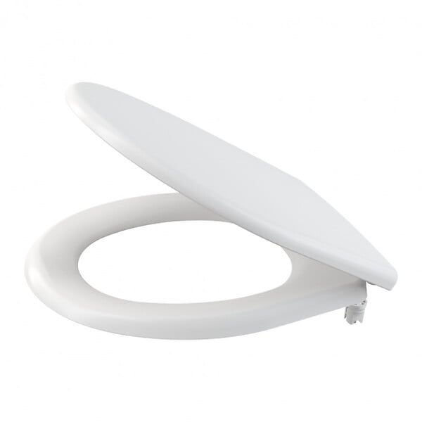 ALCA - Alca Abattant WC déclipsable en Duroplast avec traitement anti bactérien, Blanc (A601) - large