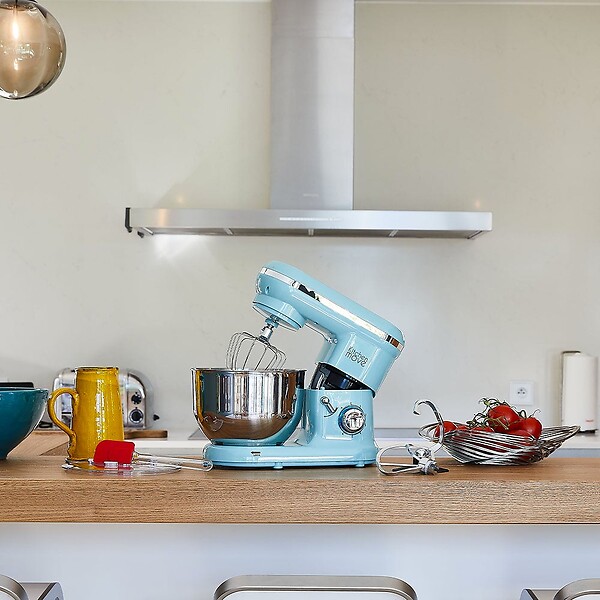 KITCHEN MOVE - Robot patissier multifonction DALLAS Bleu Plastique 1500W - large