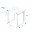 AURLANE - SIEGE DE DOUCHE EN INOX BLANC MAT - 40x30x46 cm - vignette