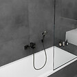 HANSGROHE - Vernis Shape Mitigeur bain/douche avec cartouche céramique, Noir mat (71450670) - vignette