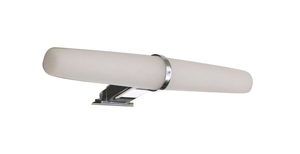 ONDEE - Applique LED LAURIE - 235mm - ABS chromé et polycarbonate - Blanc opaque - large