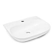 SWISS AQUA TECHNOLOGIES - Swiss Aqua Technologies Brevis Lavabo suspendu avec trou pour robinetterie, 50x38,5x12cm (SATBRE5038R) - vignette