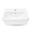 VITRA - VitrA Integra lavabo suspendu 50 × 43 cm avec trou pour robinetterie au milieu, blanc003-0001) - vignette