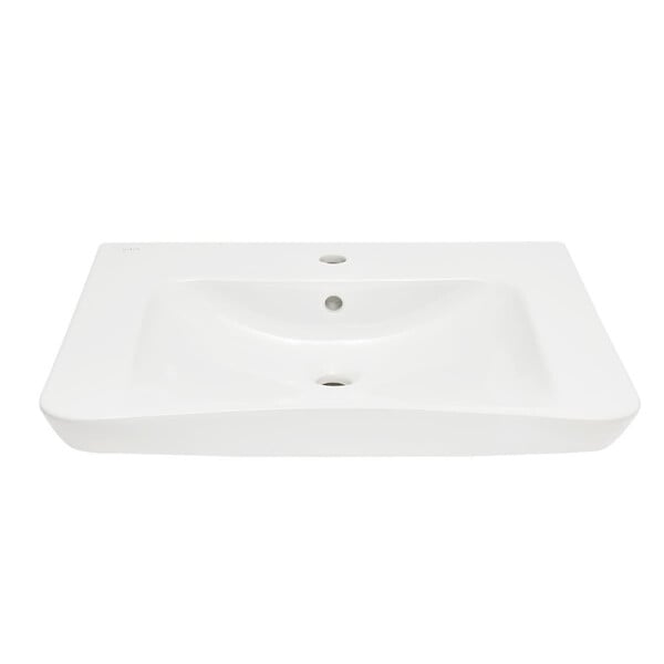 VITRA - Lavabo blanc (PMR) - Dimensions : 650 x 560 - couleur : blanc - large